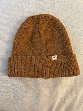 NWT Madewell Brown Ribbed Cuffed Beanie